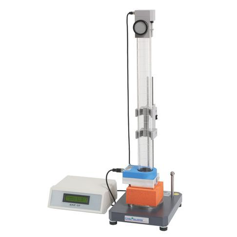 Rebound resilience testing device - BAREISS - for foam