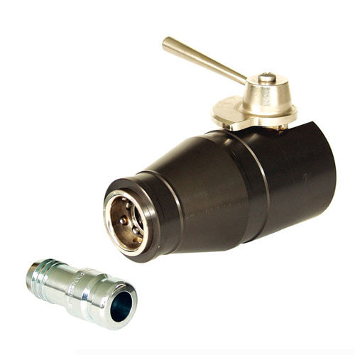 Quick coupling - LS series - WALTHER-PRÄZISION - for compressed air / nickel-plated brass / union