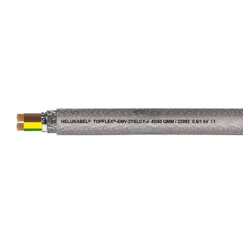 Power cable - TOPFLEX®-EMV-2YSLCY-J - HELUKABEL - DIN / flame-retardant / stranded