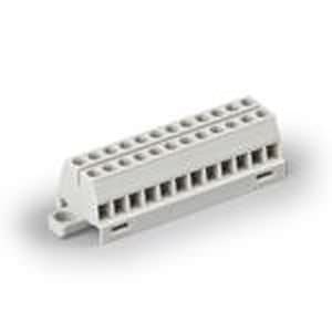 DIN rail-mounted terminal block - ENSTO - push-in / compact