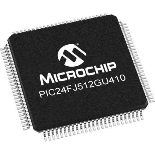 12-bit microcontroller - PIC24FJ512GU410 - Atmel - for automotive applications / low-power / analog