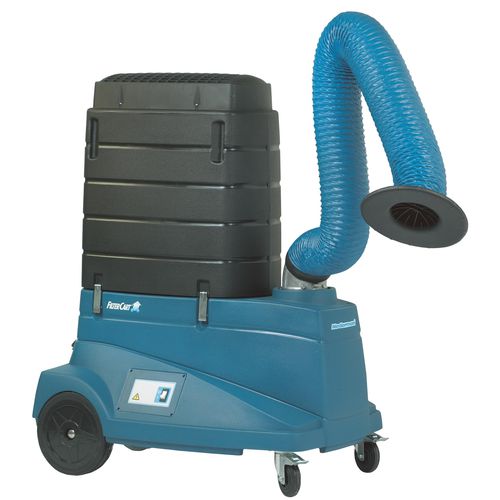 Mobile fume extractor - FilterCart - NEDERMAN - welding / activated carbon filter / with extraction arm