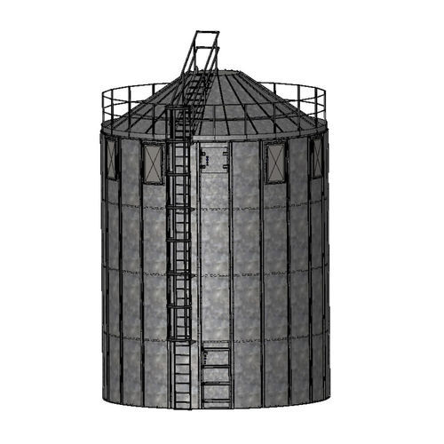 Bolted silo - AST - NEDERMAN - for bulk materials / galvanised steel / ATEX