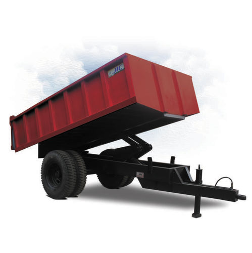 Platform trailer - javaid Industrial company - dump / for industrial materials / 2-axle