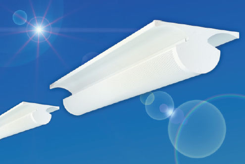 Ceiling-mounted lighting - Seagull - vlux - fluorescent / for storage hall / for shop
