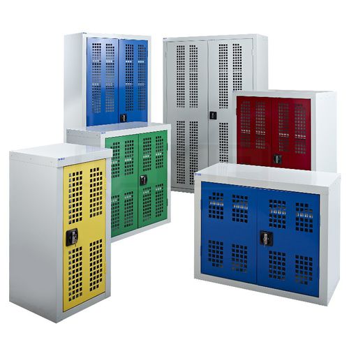 Storage cupboard - CGESxx46ZLXX, C618xxxxP series - Quality Metal Products - floor-mounted / shelf / door