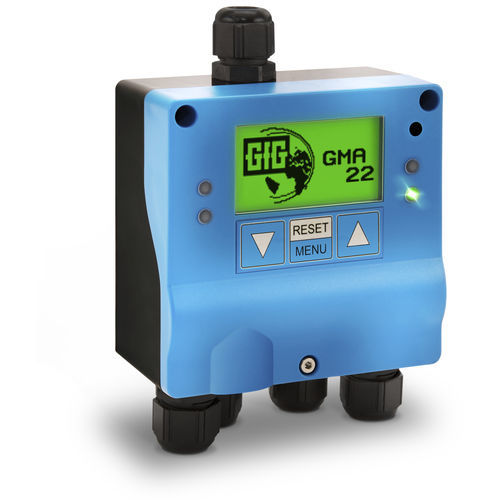 Multi-channel gas detection control unit - GMA22-M - GfG - Gesellschaft für Gerätebau mbH - LCD display