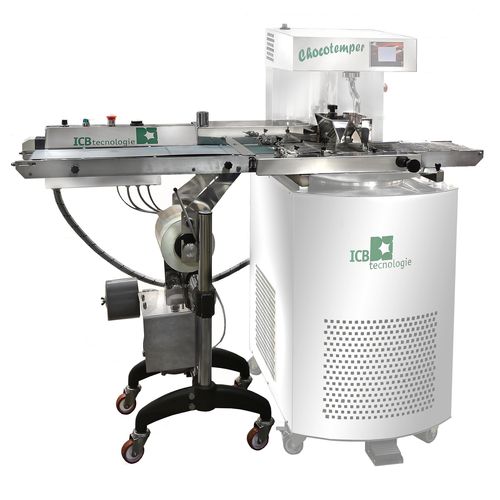 Chocolate enrobing and tempering machine - ICBELT - icb tecnologie srl