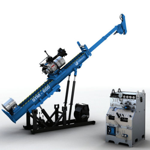 Multifunction drilling rig - STM 600 - Usinage Marcotte inc. - rotary / hydraulic / electric