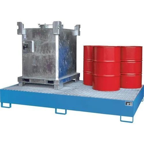Shelving containment bund - Bauer - steel