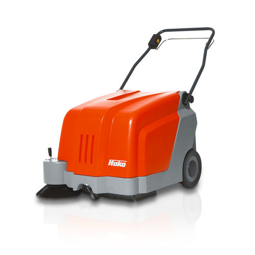 Walk-behind suction sweeper - Sweepmaster B500 - HAKO - battery-powered / dust