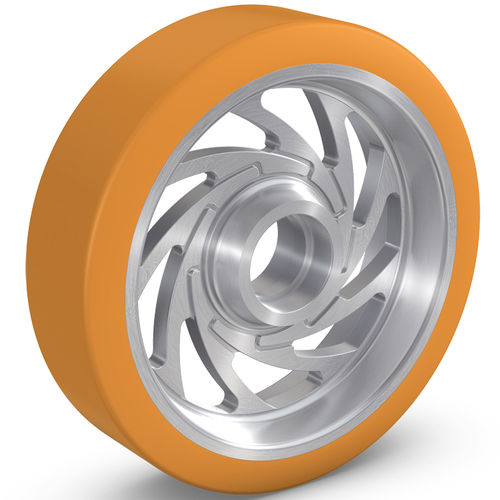 Wheel with solid tire - PEVOPUR® - RÄDER-VOGEL RÄDER- UND ROLLENFABRIK GMBH & CO. KG - polyurethane / for medium loads