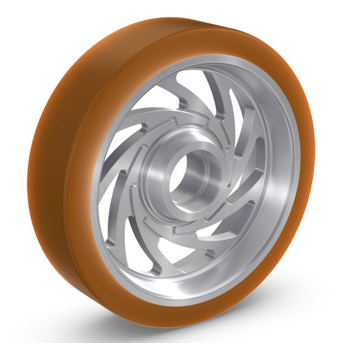 Wheel with solid tire - VULKOSOFT® - RÄDER-VOGEL RÄDER- UND ROLLENFABRIK GMBH & CO. KG - polyurethane / for heavy loads / low-noise