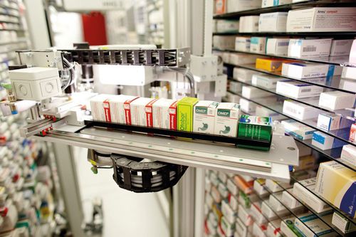 Order-picking system for the pharmaceutical industry - KNAPP