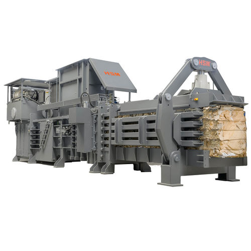 Cardboard baling press - VK 15020  - HSM GmbH + Co. KG - for plastics / for waste / horizontal