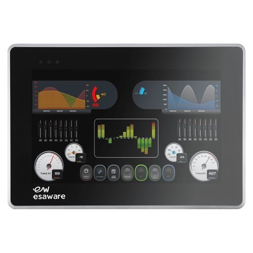 HMI with touch screen - EW1 series - ESA elettronica - touch screen / panel-mount / 1366 x 768
