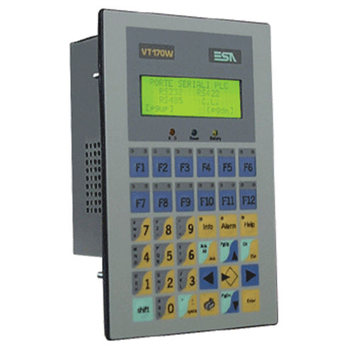 Operator terminal with keyboard VT170 ESA elettronica panelmount / ARM Cortex / LCD