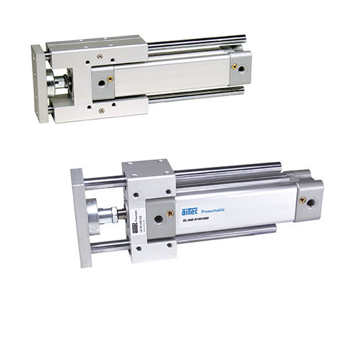 Cylinder with guided piston rod LE series AIRTEC Pneumatic pneumatic / with external guide