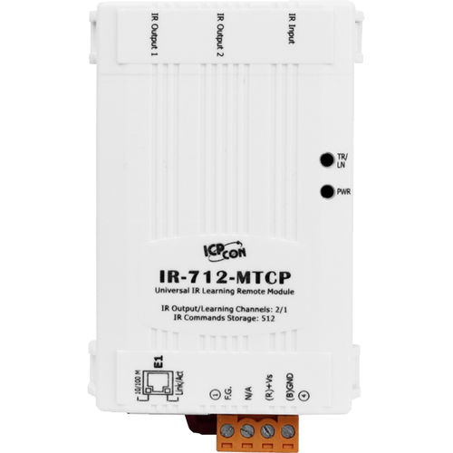 Infrared remote control - IR-712-MTCP - ICP-DAS - with configurable buttons / industrial / on/off
