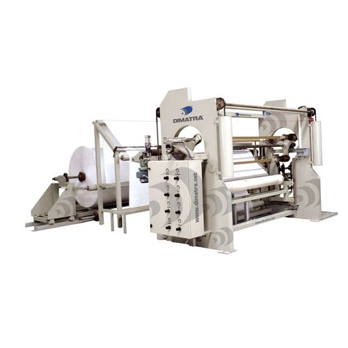 Paper rewinder-winder - Dimatra - motorized / roller