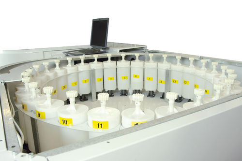 Water dosing dispenser - WB 60 - TECMEC - gravimetric / for the electronics industry / automatic