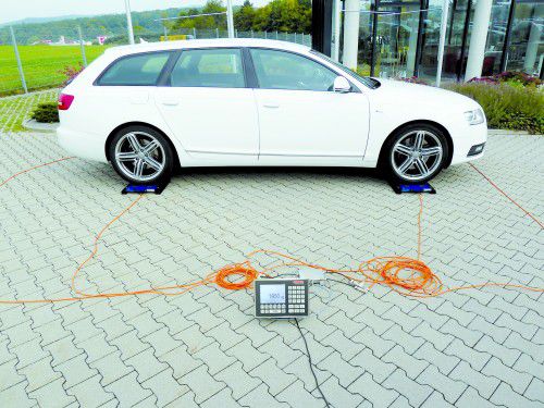 Vehicle axle scale - Soehnle Industrial Solutions GmbH - portable