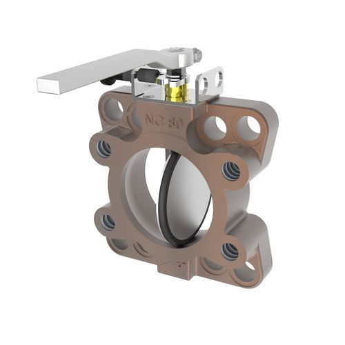 Butterfly valve - SDA series - ASA technology Produktions- und Vertriebs GmbH - lever / flange / flexible