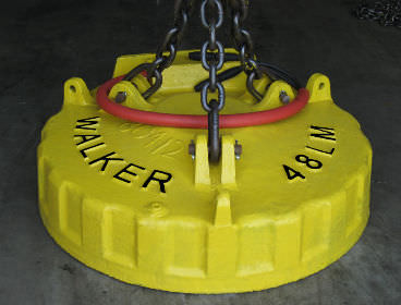 Electrically switched electro lifting magnet - LM Cast series - WALKER MAGNETICS - for metal scrap handling / ferrous scrap / circular