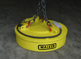 Electrically switched electro lifting magnet - LM Fabricated  series - WALKER MAGNETICS - for metal scrap handling / ferrous scrap / circular
