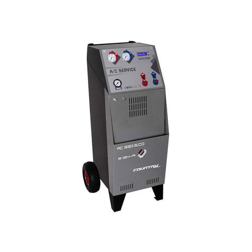 Automatic gas evacuating and refilling device - AC 930.15.CO - WERTHER - SOLLEVAMENTO - R134a / mobile / for automotive applications