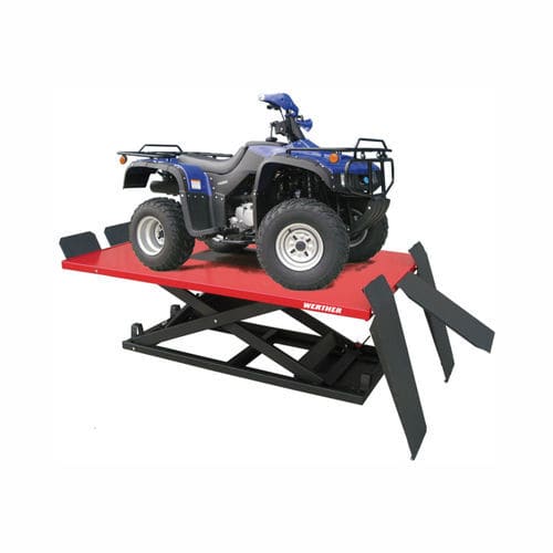 Scissors car lift - WML600Q - WERTHER - SOLLEVAMENTO - 600 kg / hydraulic / for quad bikes