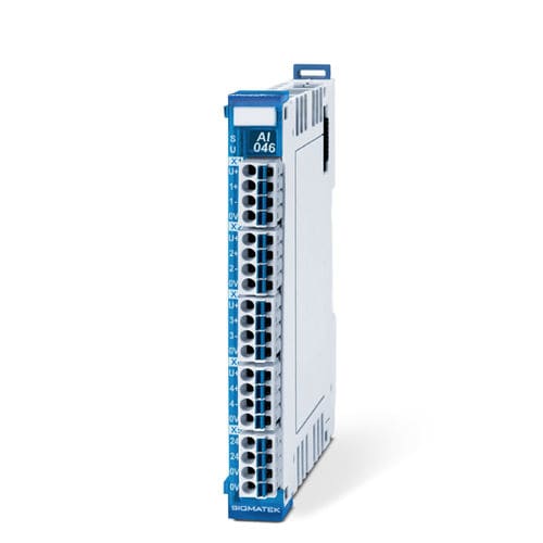 Analog input module - AI 046 - SIGMATEK GmbH & Co KG - 4 analog inputs / voltage / DIN rail