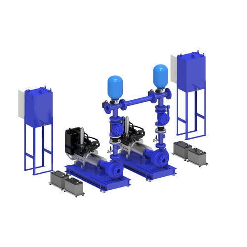 Centrifugal pumping set - GEM - LOWARA - water / electric / boosted priming