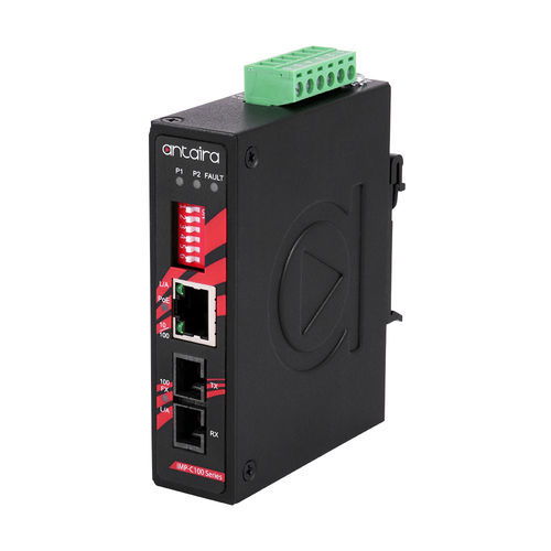 Protocol converter - IMP-C100-M-T - Antaira Technologies - wavelength / speed / media