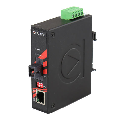 Speed converter - IMC-C1000-WB-S1-T - Antaira Technologies - media / temperature / power