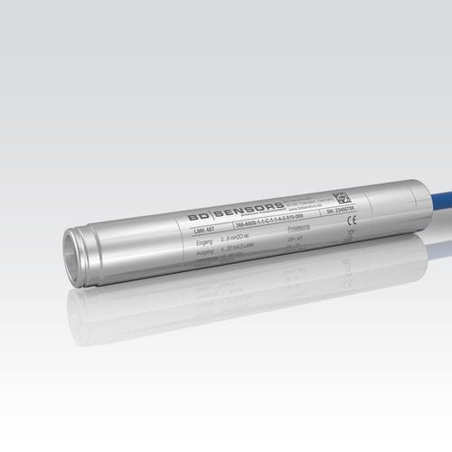 Hydrostatic level sensor - LMK 487 - BD|SENSORS GmbH - for liquids / for storage tanks / for fill monitoring