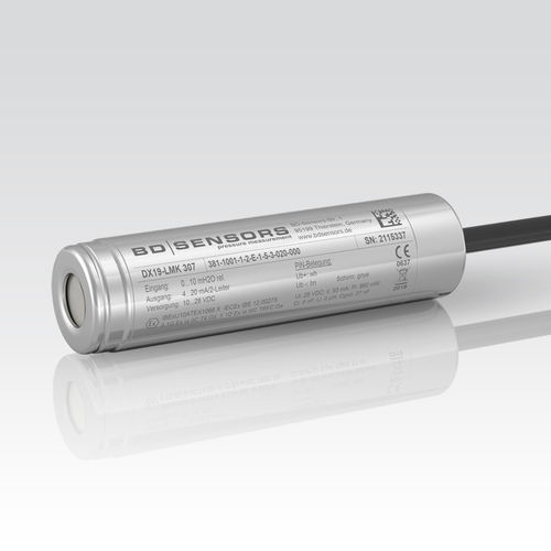 Hydrostatic level sensor - LMK 307 - BD|SENSORS GmbH - for water / for fuel / for oil