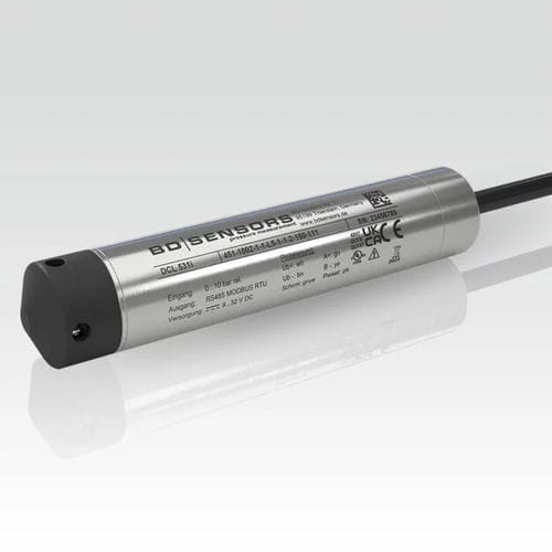 Hydrostatic level and depth sensor - DCL 531i - BD|SENSORS GmbH - for fuel / for water / for oil