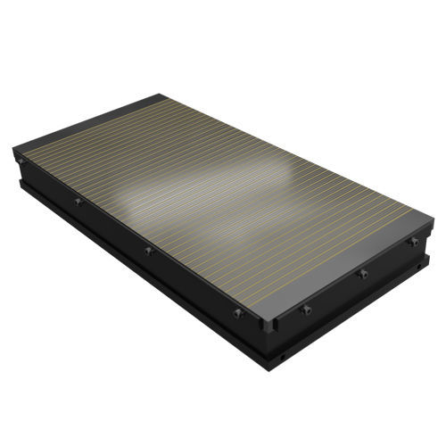 Rectangular électromagnetic chuck - BJP series - WALMAG MAGNETICS - for grinding / for heavy loads / with parallel pole pitch