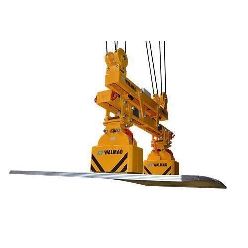 Electrically switched electro lifting magnet - WALMAG MAGNETICS - for cranes / fixed beam