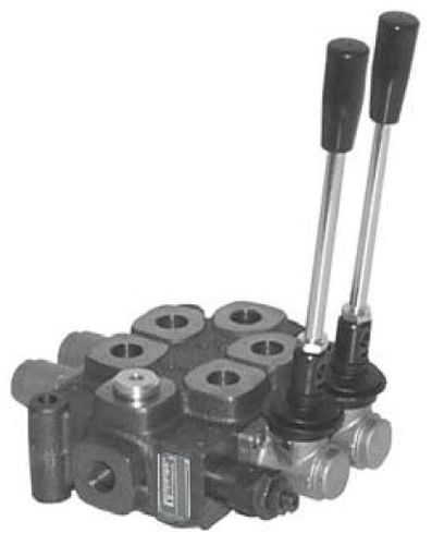 Spool hydraulic directional control valve - PL x5 series - Hydropa - lever-operated / monobloc