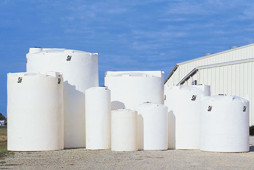 Chemical tank - 1530000N___01 series - SNYDER INDUSTRIES - HDPE / cylindrical / for bulk materials storage