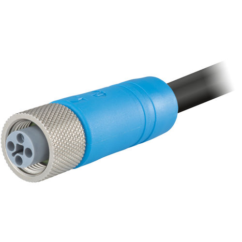 Cable connector - A712-TFS043 series - HUMMEL - electrical power supply / DIN / circular