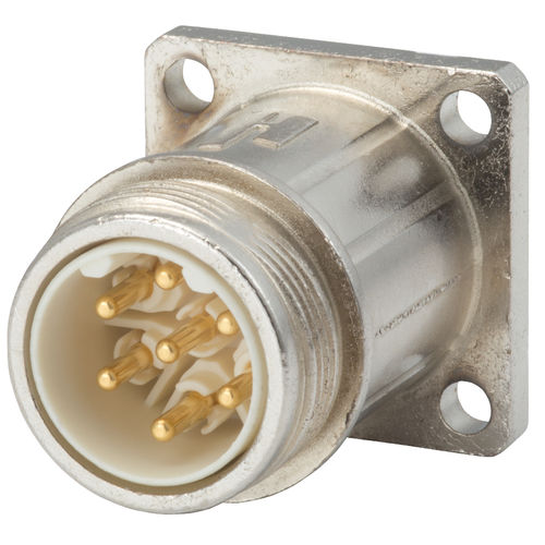 Panel connector - 7.840.000.000 - HUMMEL - data / DIN / circular