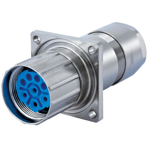 Hybrid connector - 7.681.600.000 - HUMMEL - circular / plug-in / flange