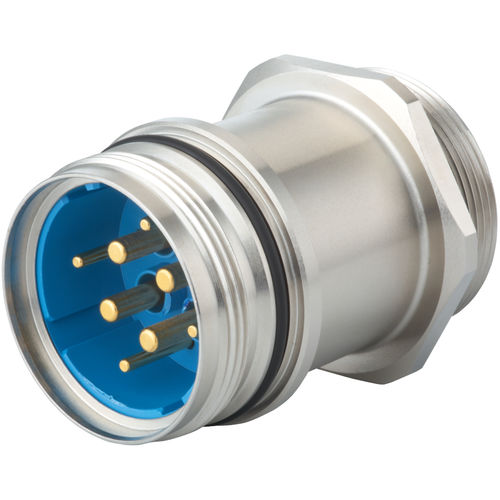 Electrical power supply connector - 7.742.043.000 - HUMMEL - circular / crimp / plug-in