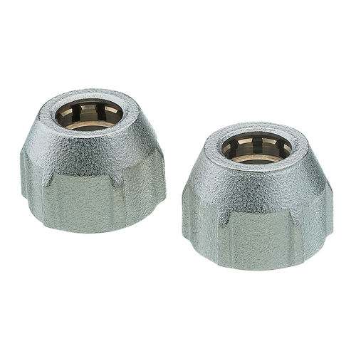 Compressed air fitting - MKV-M - HUMMEL - compression / nickel-plated / stainless steel