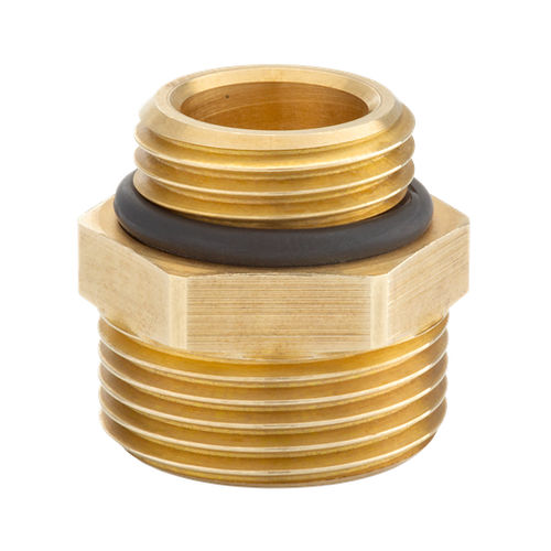 Brass nipple - 2 554 1234 00 - HUMMEL - threaded