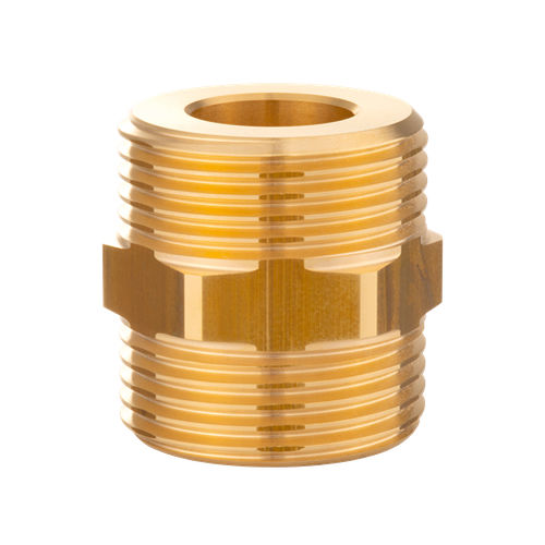 Brass nipple - 2 554 3434 00 - HUMMEL - threaded / straight