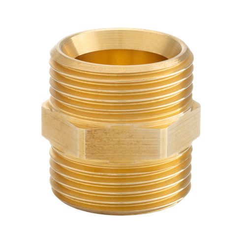 Brass nipple - 2 253 3434 00 - HUMMEL - threaded / straight
